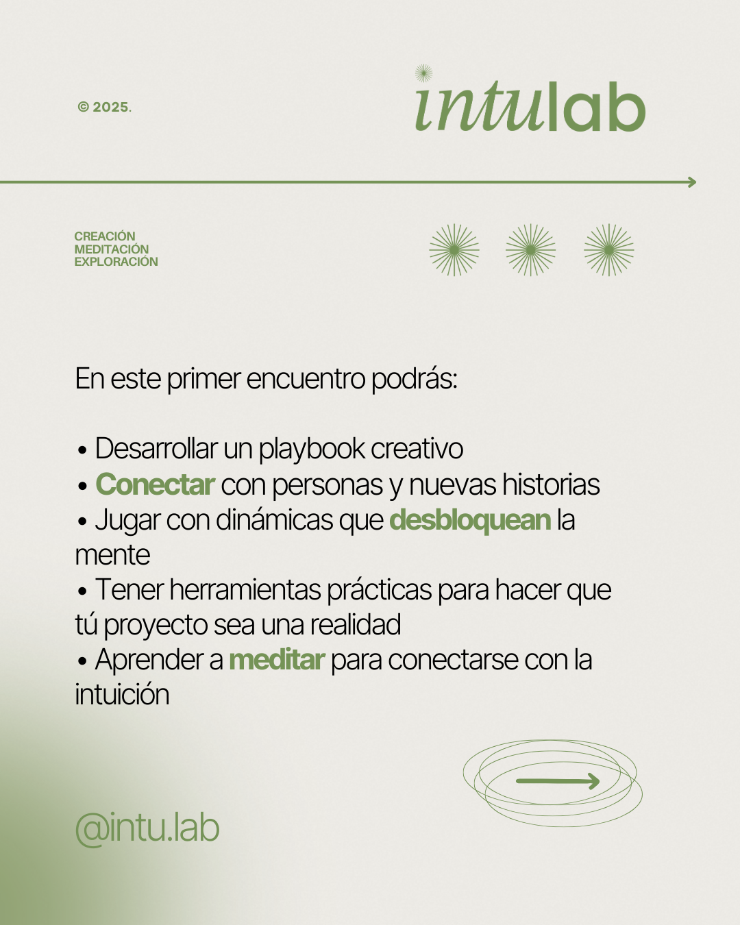 Taller de intuición y creatividad para nuevos proyectos